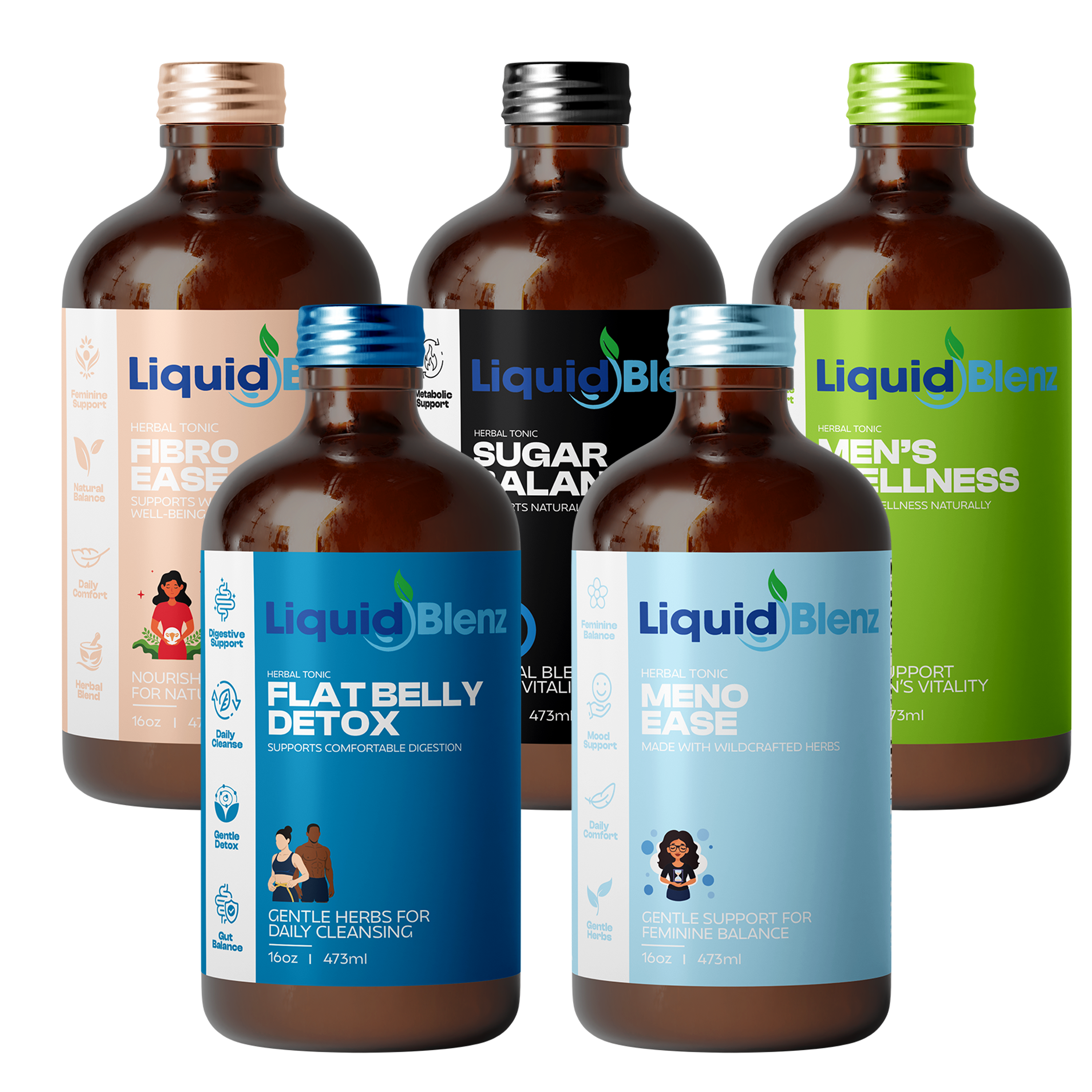 Liquid Blenz Pure Packs Herbal Tonics for Wellness