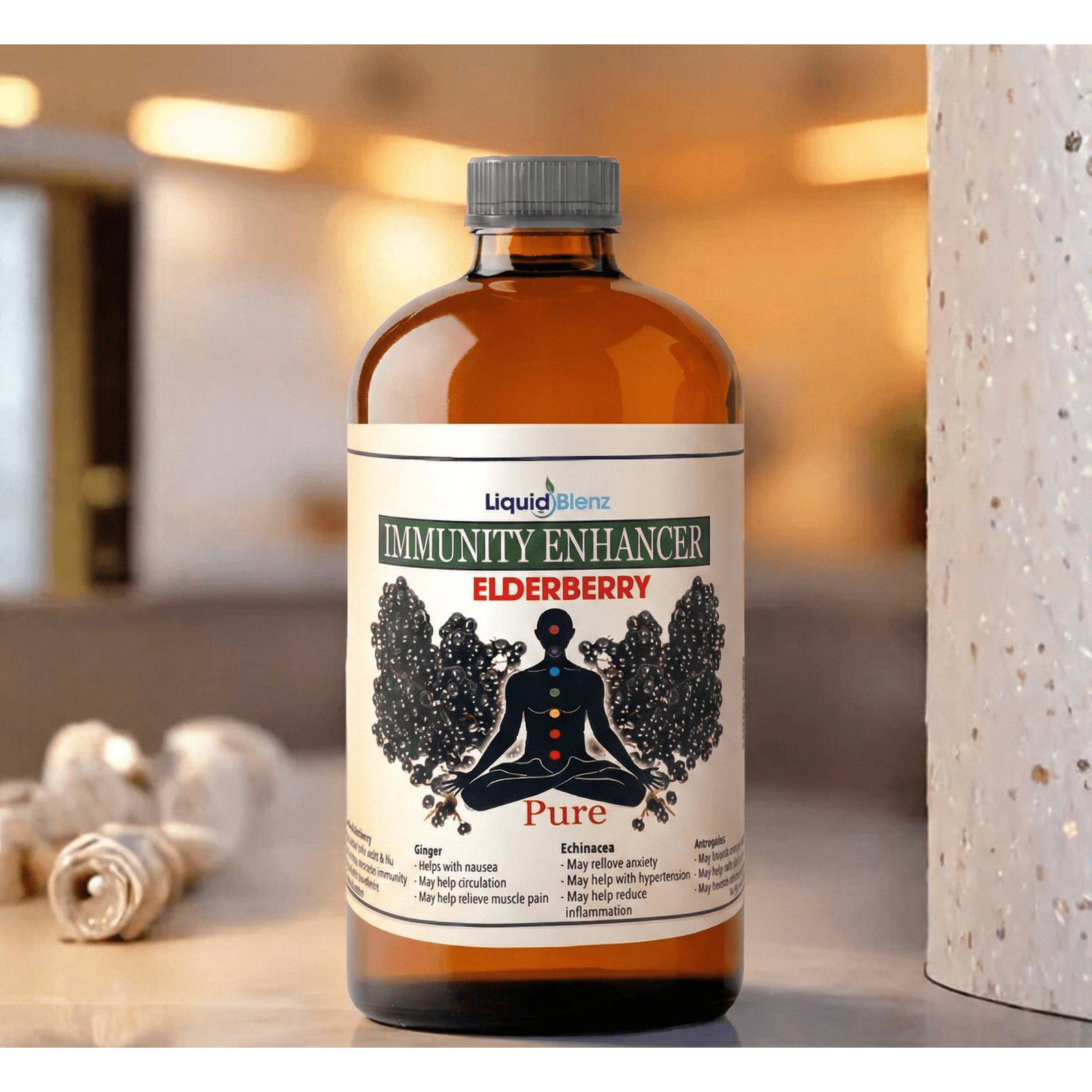 LiquidBlenz Immunity Enhancer – Elderberry Wellness Tonic