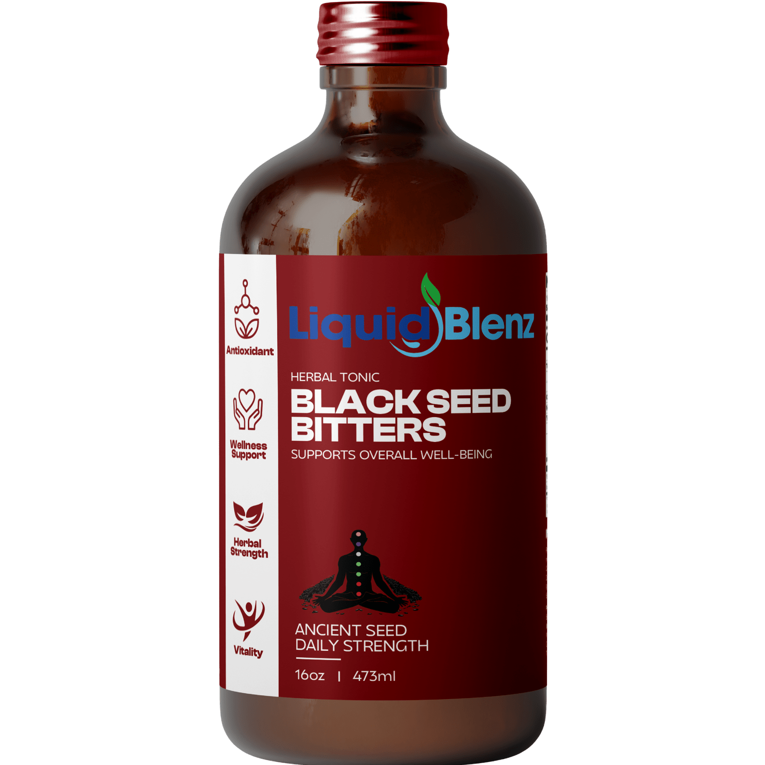 Black Seed Bitters with Moringa & Tumeric - Metabolism Support