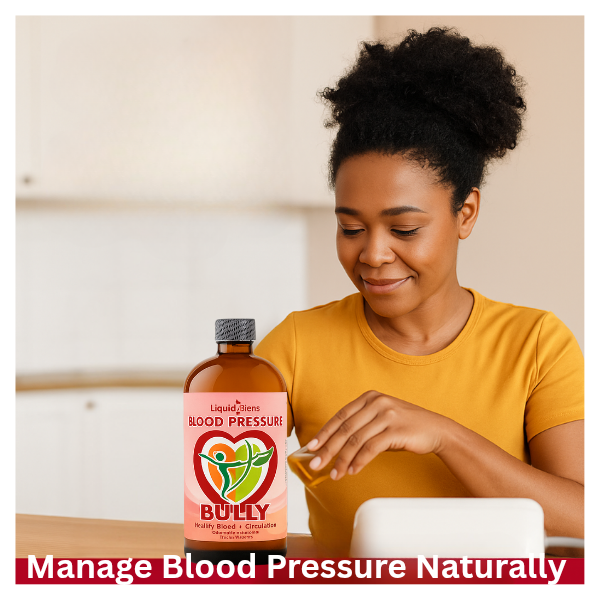 LiquidBlenz Blood Pressure Bully – Herbal Wellness Tonic with Hawthorn & Hibiscus