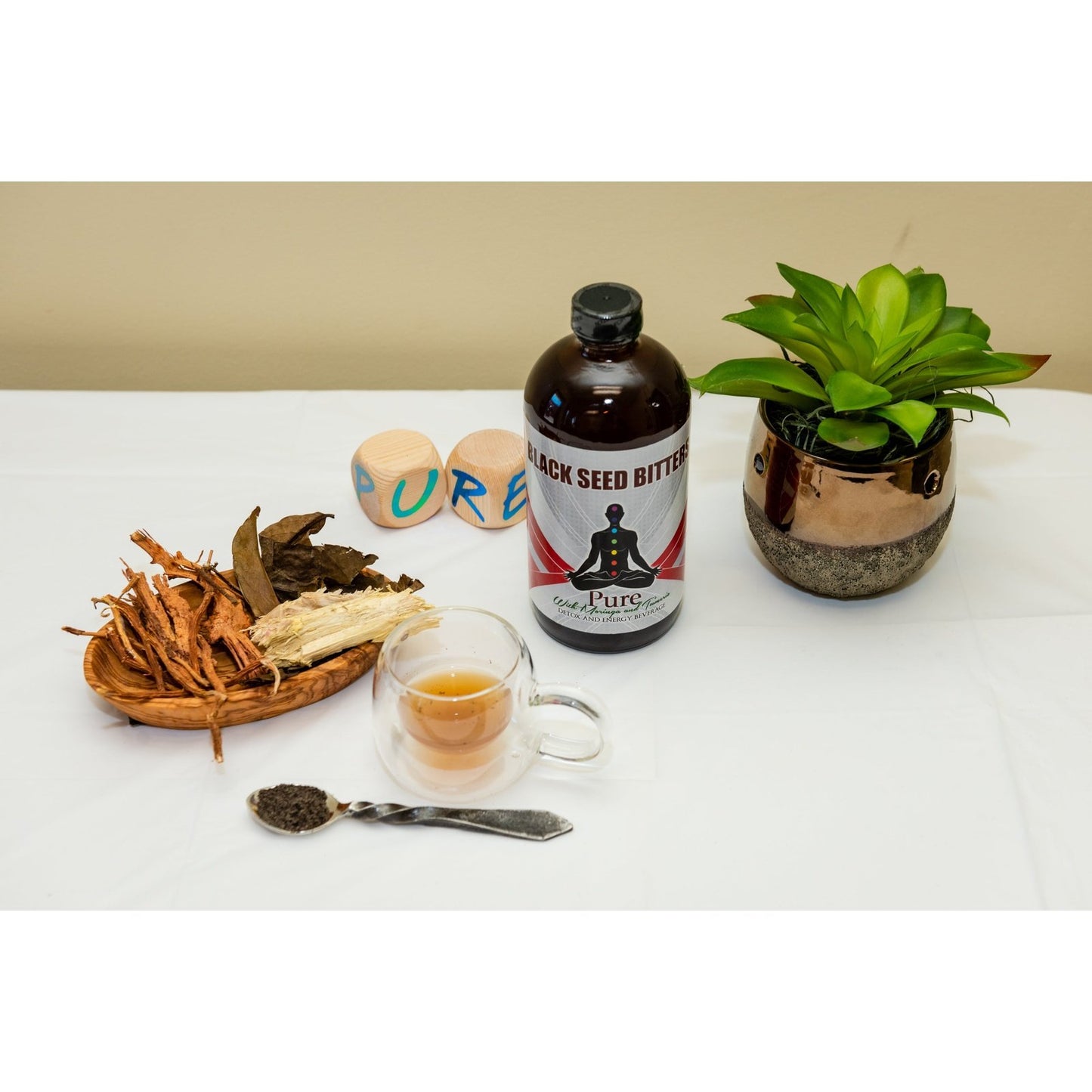 Pure Black Seed Bitters with Moringa & Tumeric