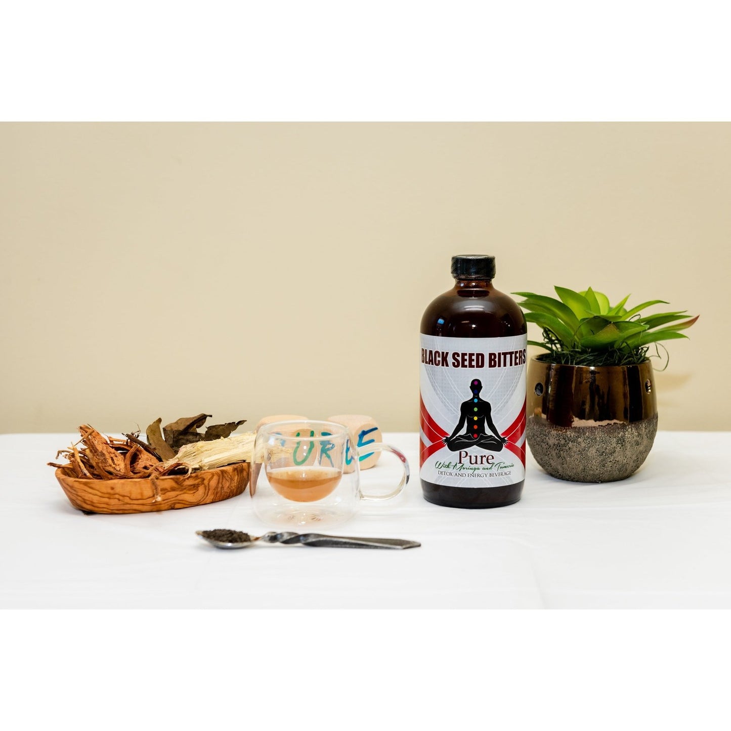 Pure Black Seed Bitters with Moringa & Tumeric