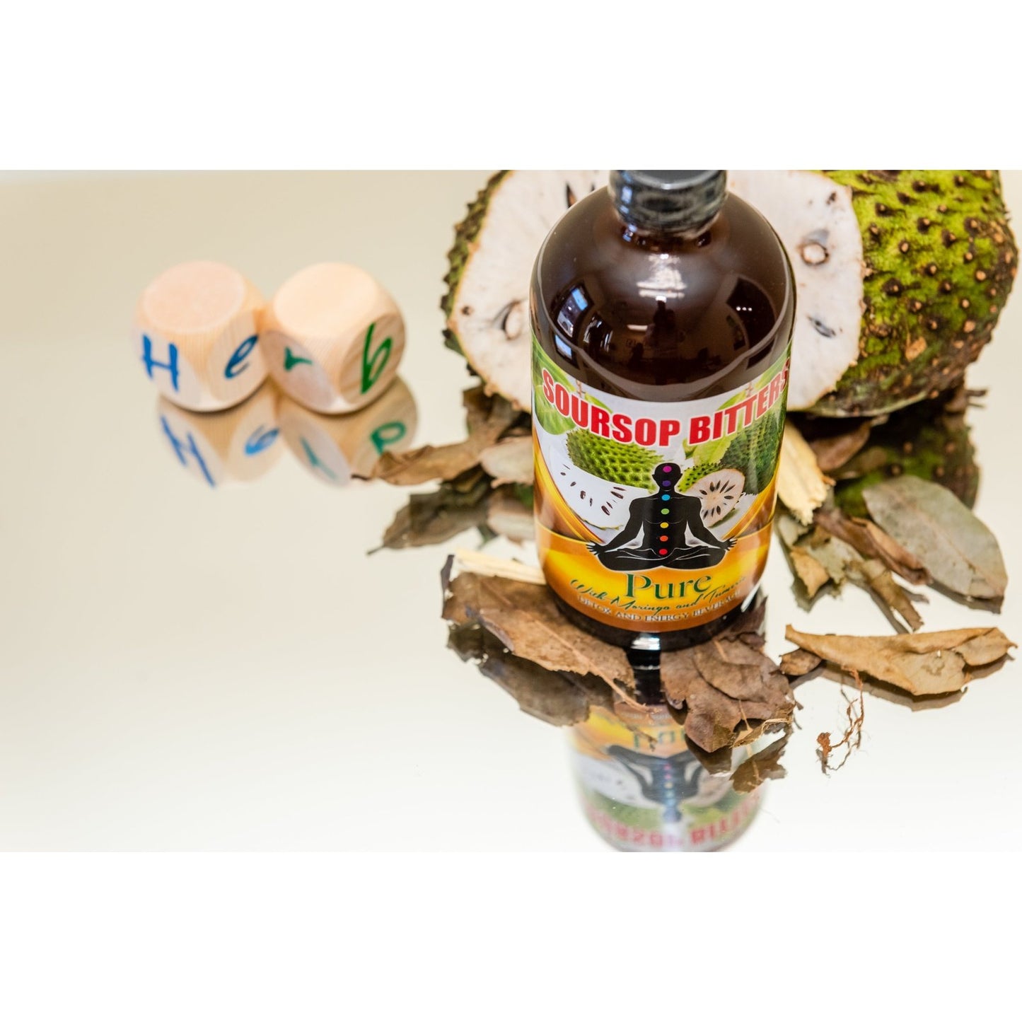 Pure Soursop Bitters with Moringa & Tumeric