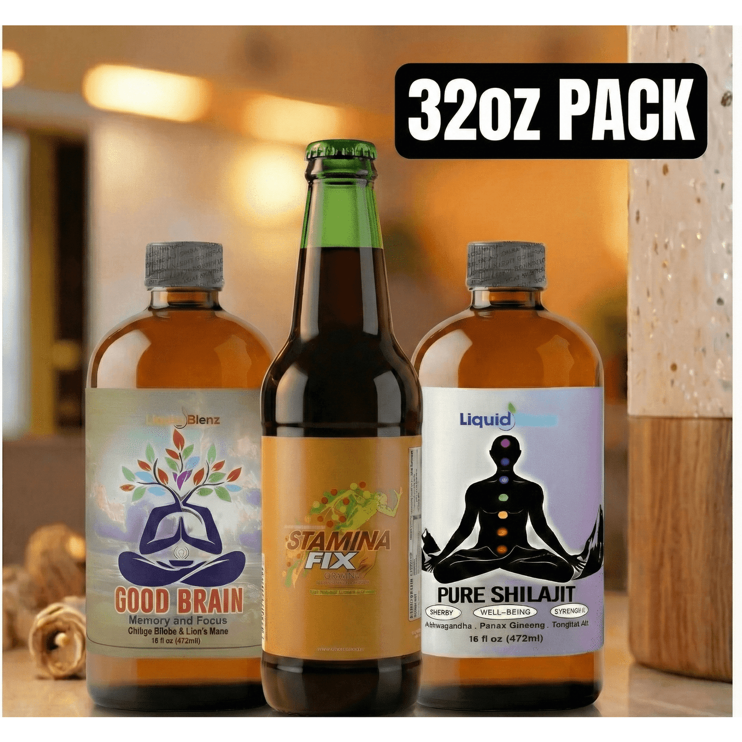 Focus & Clarity Bundle + add on Pure shilajit