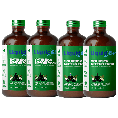 Soursop Bitters with Moringa & Tumeric - Immune Antioxidant Supplement