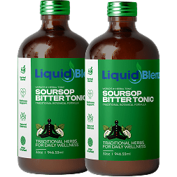 Soursop Bitters with Moringa & Tumeric - Immune Antioxidant Supplement
