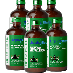 Soursop Bitters with Moringa & Tumeric - Immune Antioxidant Supplement