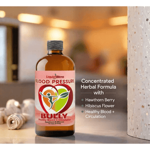 LiquidBlenz Blood Pressure Bully – Herbal Wellness Tonic with Hawthorn & Hibiscus
