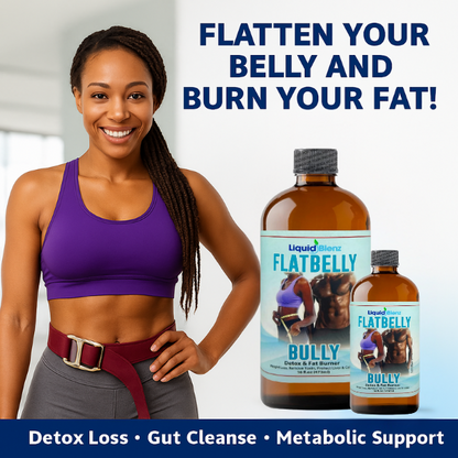 LiquidBlenz Flat Belly Bully – Daily Herbal Cleanse Tonic