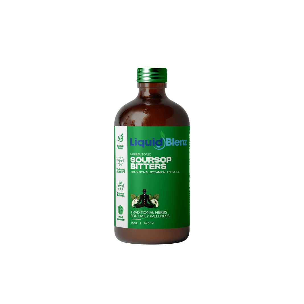 Soursop Bitters with Moringa & Tumeric - Immune Antioxidant Supplement